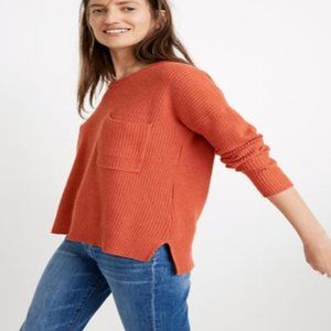 Cozy Orange Madewell Sweater
